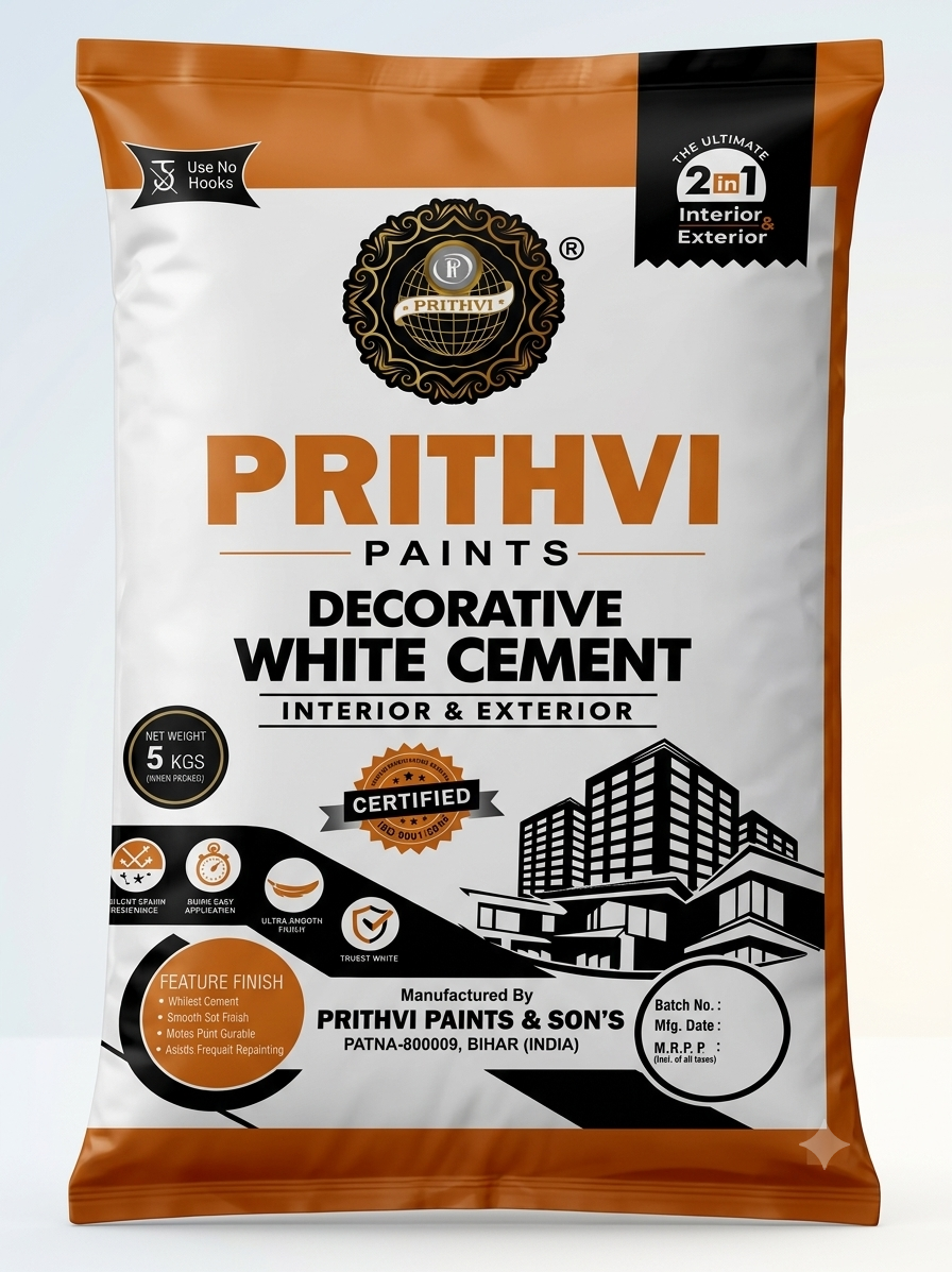 Prithvi Decorative White Cement